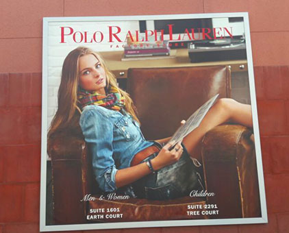 美國(guó)拉斯維加斯奧特萊斯超薄鋁合金燈箱