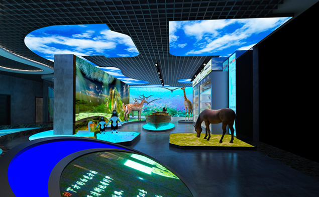 博物館室內裝潢天花軟膜卡布燈箱