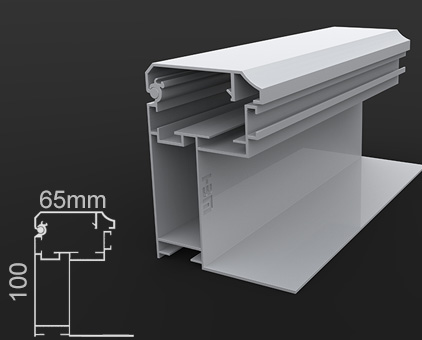 HBMA65-100大型項(xiàng)目拉布燈箱鋁型材